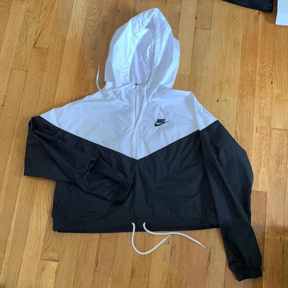 Coats | Nike Cropped Rain Jacket 